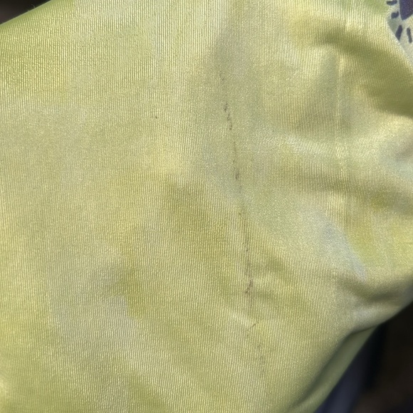 SOLD on EBay-Vintage Y2K One World Sleeveless Slinky Boho Dress V Neck Green M - Picture 10 of 10